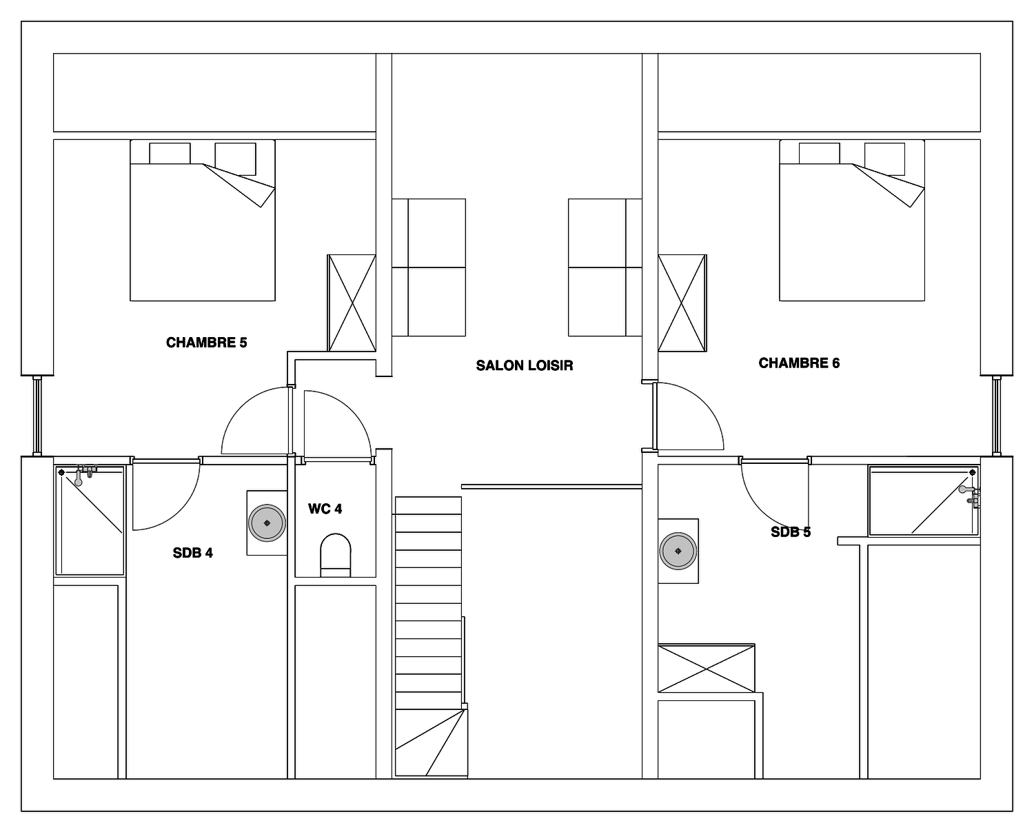 Plattegrond eerste verdieping