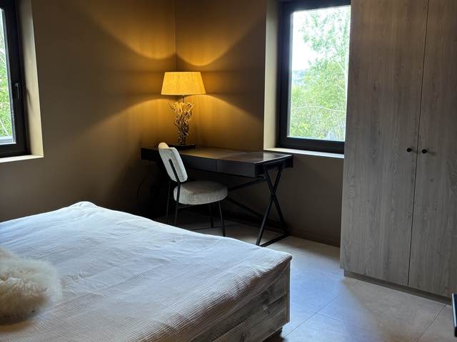 Slaapkamer met bureau